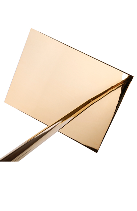 Rectangular Base Shiny Gold P709